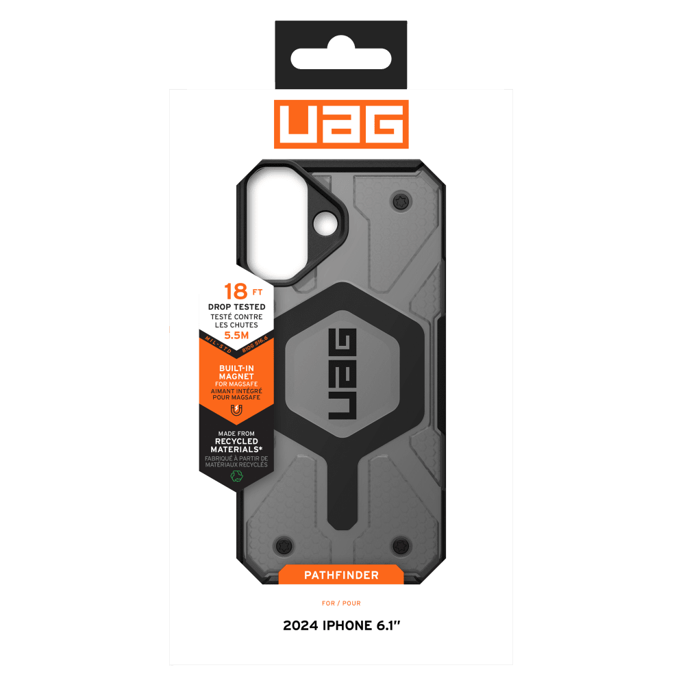 Wholesale cell phone accessory Urban Armor Gear (UAG) -  Pathfinder Clear MagSafe Case for