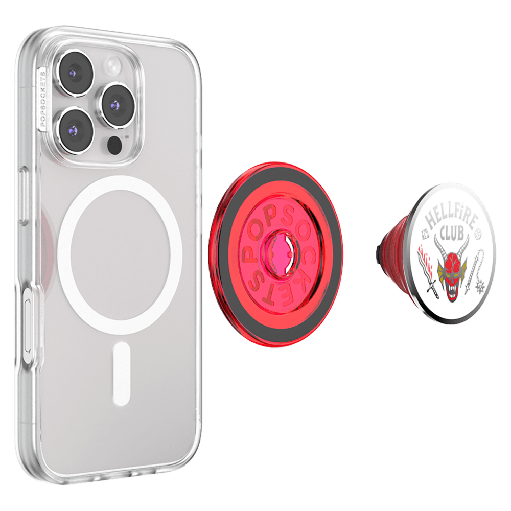 Wholesale cell phone accessory PopSockets - PopGrip MagSafe Circle Netflix - Enamel Hellfire