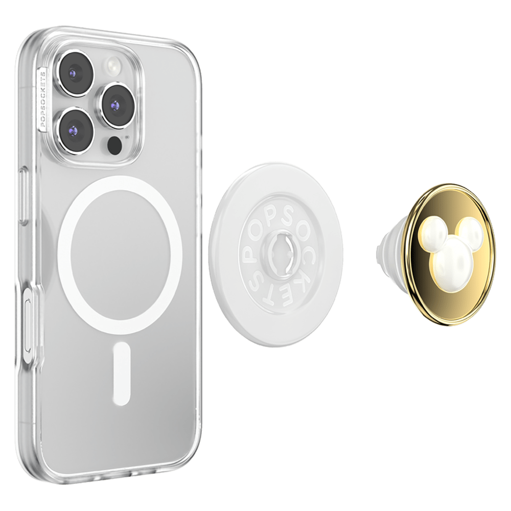 Wholesale cell phone accessory PopSockets - PopGrip Disney MagSafe Circle - Enamel Pearl Mickey