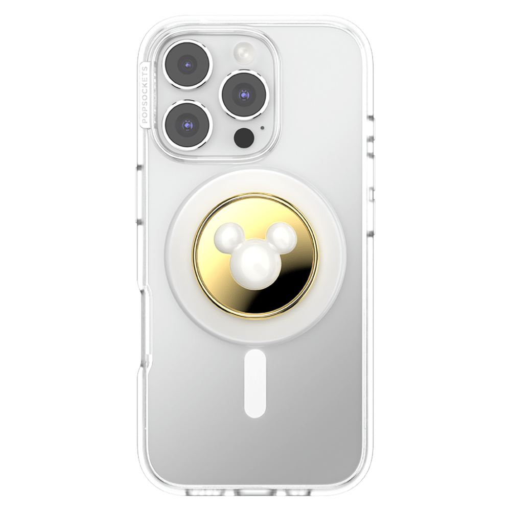 Wholesale cell phone accessory PopSockets - PopGrip Disney MagSafe Circle - Enamel Pearl Mickey