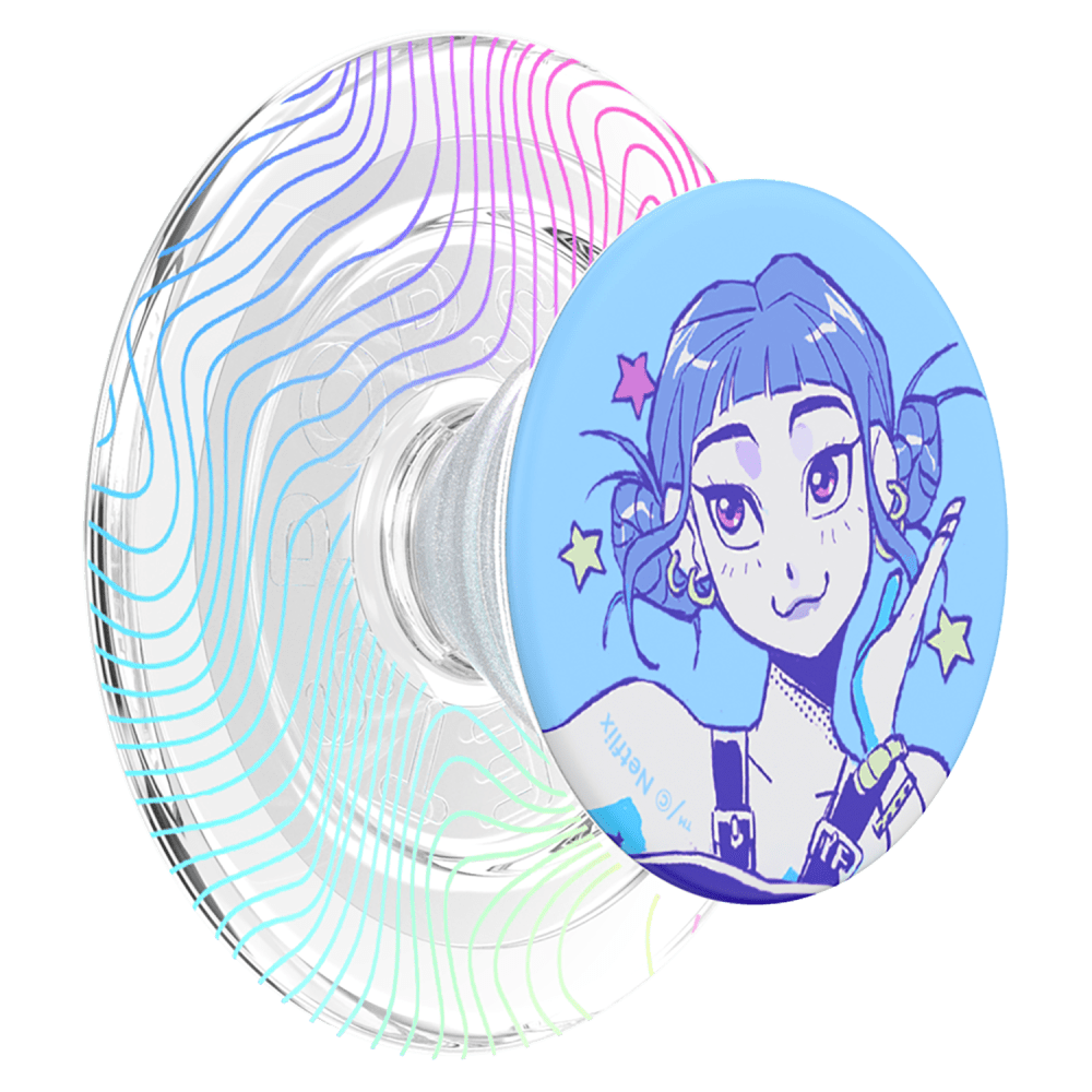 Wholesale cell phone accessory PopSockets - PopGrip Netflix MagSafe Circle - Huntrix Zoey