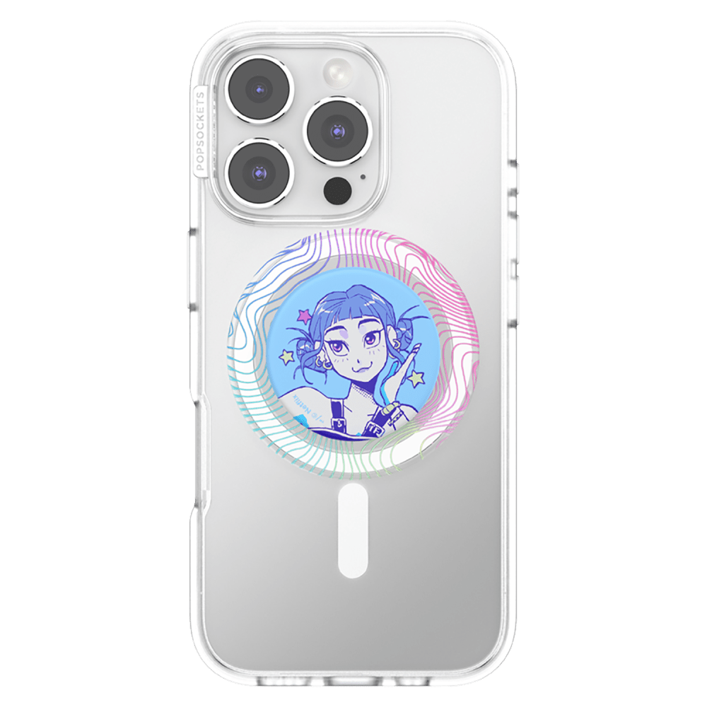 Wholesale cell phone accessory PopSockets - PopGrip Netflix MagSafe Circle - Huntrix Zoey
