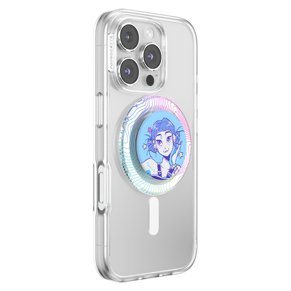 Wholesale cell phone accessory PopSockets - PopGrip Netflix MagSafe Circle - Huntrix Zoey