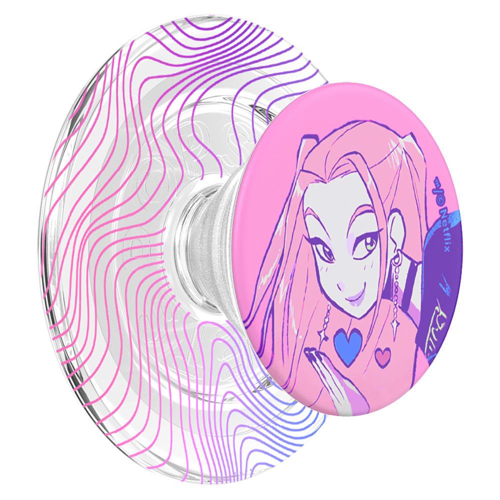 Wholesale cell phone accessory PopSockets - PopGrip Netflix MagSafe Circle - Huntrix Mira