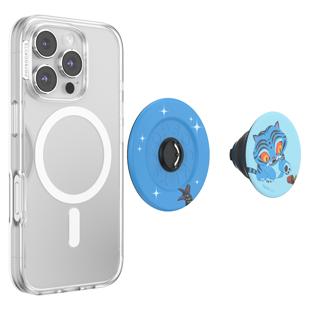 Wholesale cell phone accessory PopSockets - PopGrip Netflix MagSafe Circle - Derpy Tiger