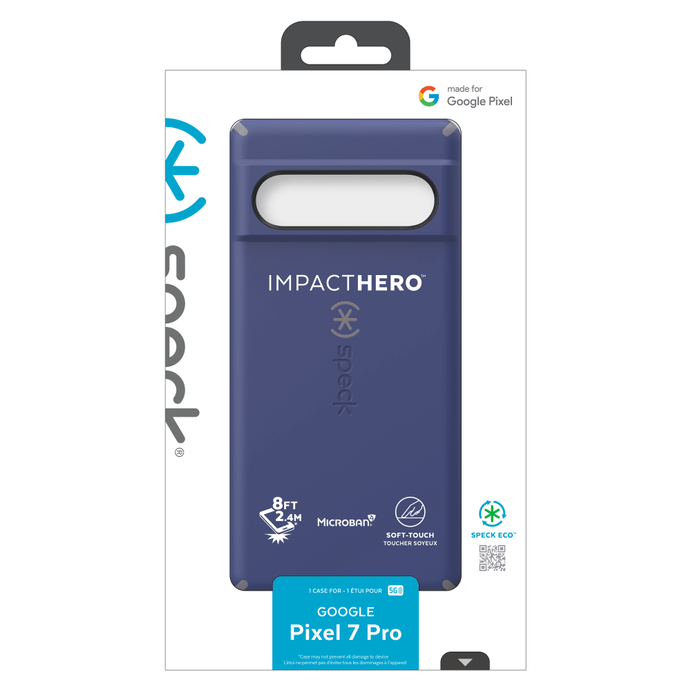 Wholesale cell phone accessory Speck - Presidio Impact Hero Case for Google Pixel 7 Pro - Prussian