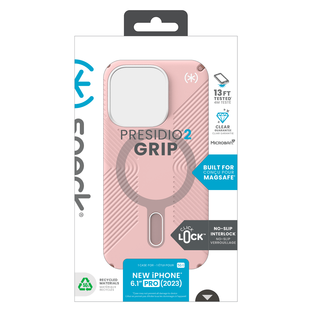 Wholesale cell phone accessory Speck - Presidio2 Grip MagSafe Case for Apple iPhone 15 Pro -