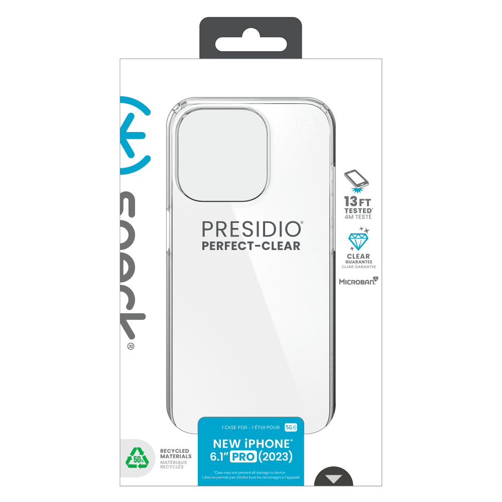 Wholesale cell phone accessory Speck - Presidio Perfect Clear Case for Apple iPhone 15 Pro -
