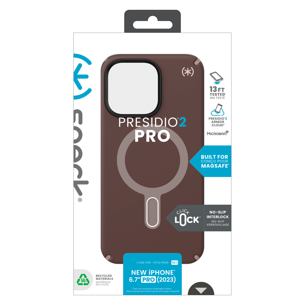 Wholesale cell phone accessory Speck - Presidio2 Pro MagSafe Case for Apple iPhone 15 Pro Max