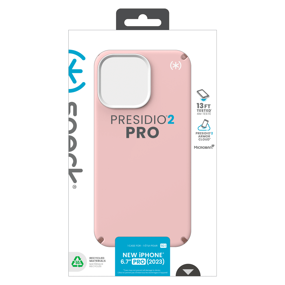 Wholesale cell phone accessory Speck - Presidio2 Pro Case for Apple iPhone 15 Pro Max - Dahlia