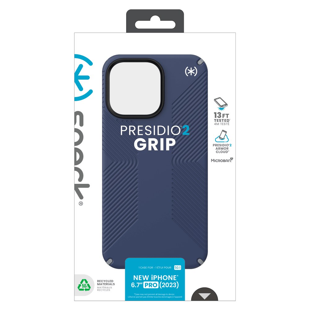 Wholesale cell phone accessory Speck - Presidio2 Grip Case for Apple iPhone 15 Pro Max - Coastal