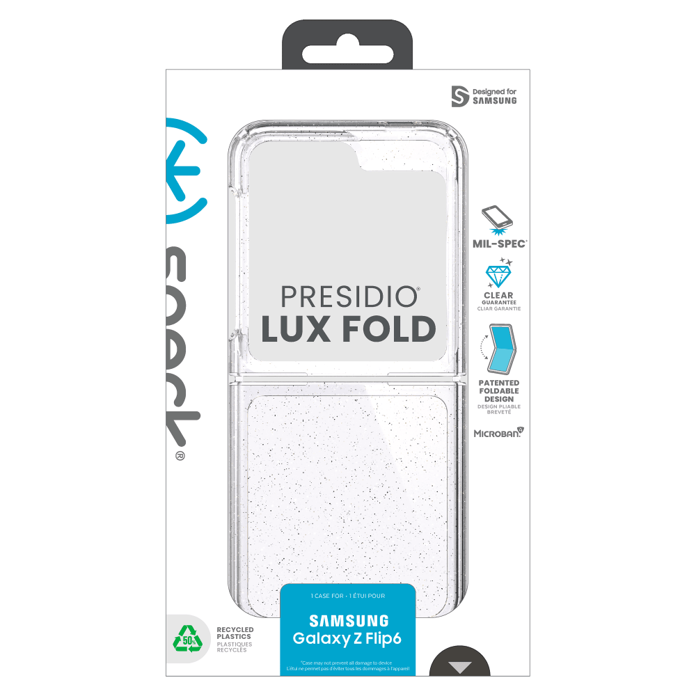 Wholesale cell phone accessory Speck - Presidio Perfect Clear Case for Samsung Galaxy Z Flip6