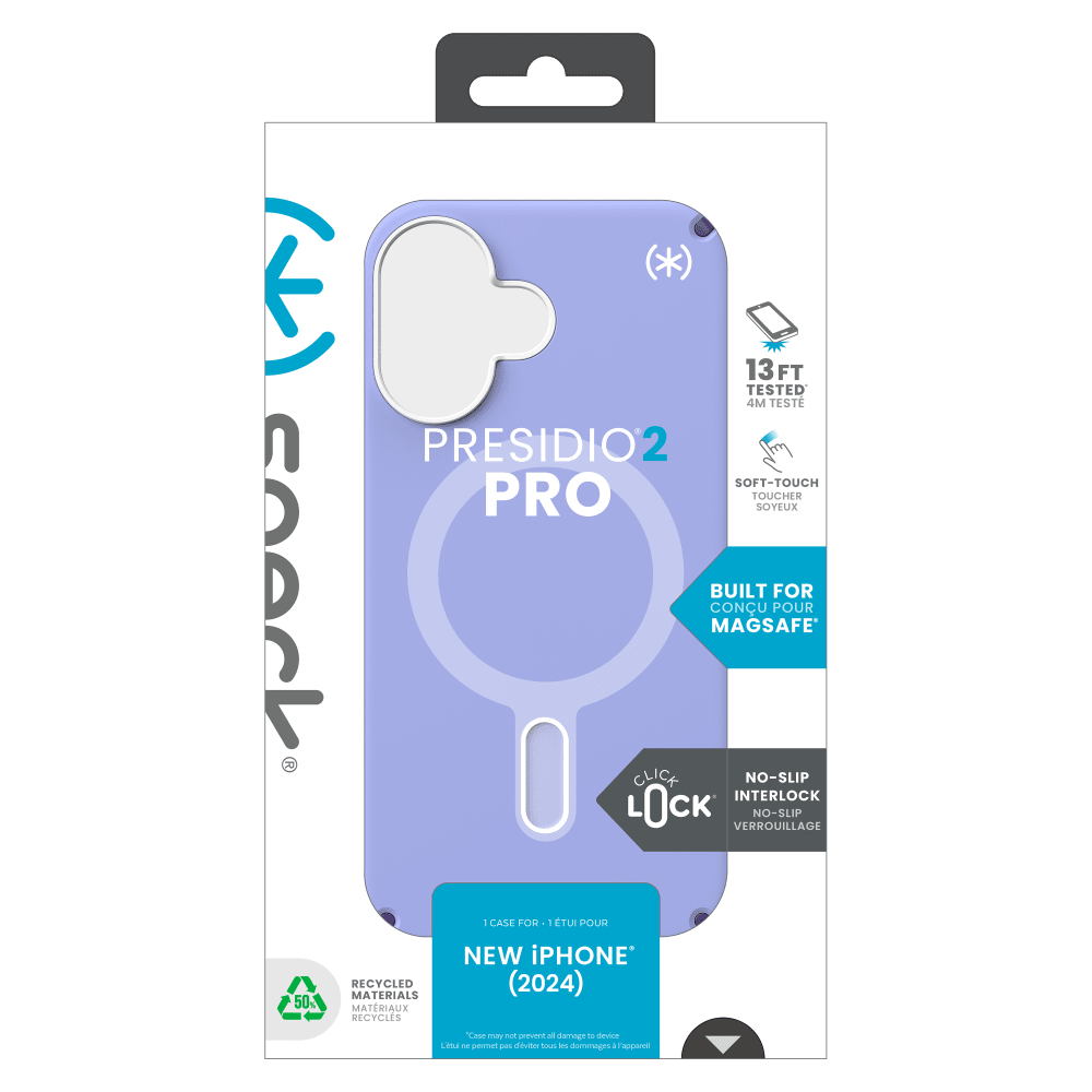 Wholesale cell phone accessory Speck - Presidio2 Pro Case with ClickLock for Apple iPhone 16