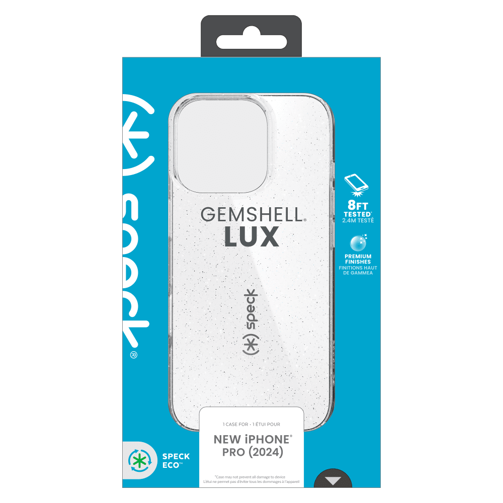 Wholesale cell phone accessory Speck - Gemshell Lux Case for Apple iPhone 16 Pro - Platinum