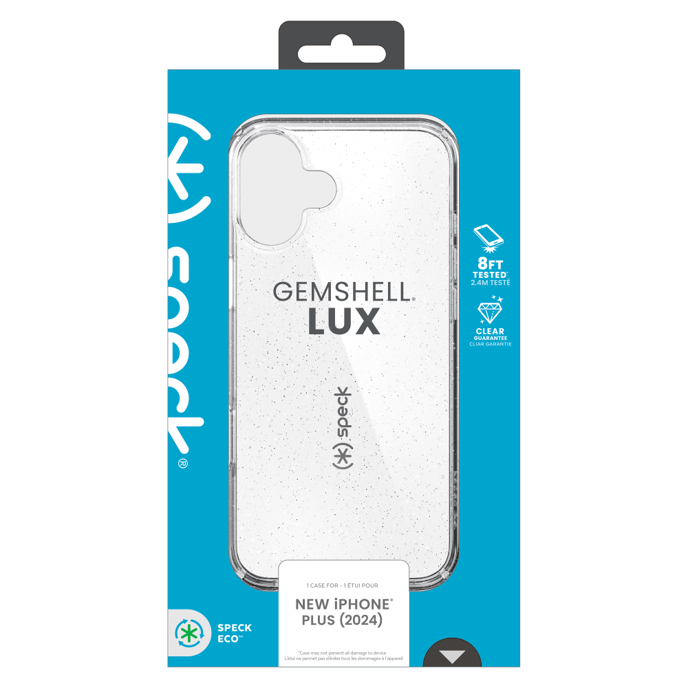 Wholesale cell phone accessory Speck - Gemshell Lux Case for Apple iPhone 16 Plus - Platinum