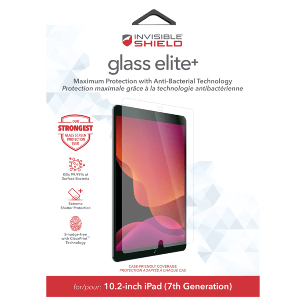 Wholesale cell phone accessory ZAGG - InvisibleShield Glass Elite VisionGuard Plus Glass Screen