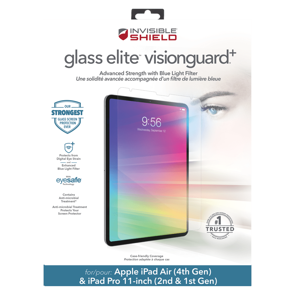 Wholesale cell phone accessory ZAGG - InvisibleShield Glass Elite VisionGuard Plus Glass Screen