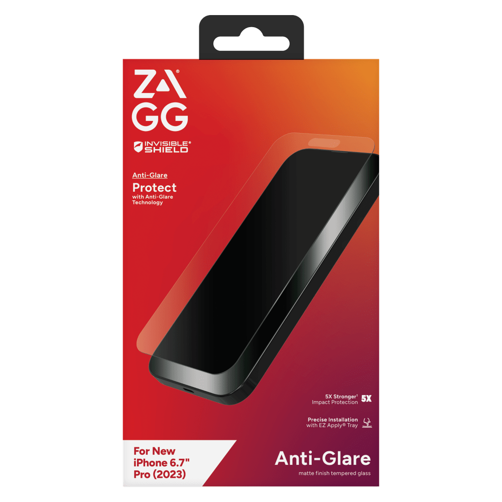 Wholesale cell phone accessory ZAGG - InvisibleShield Glass Elite Antimicrobial Anti-Glare