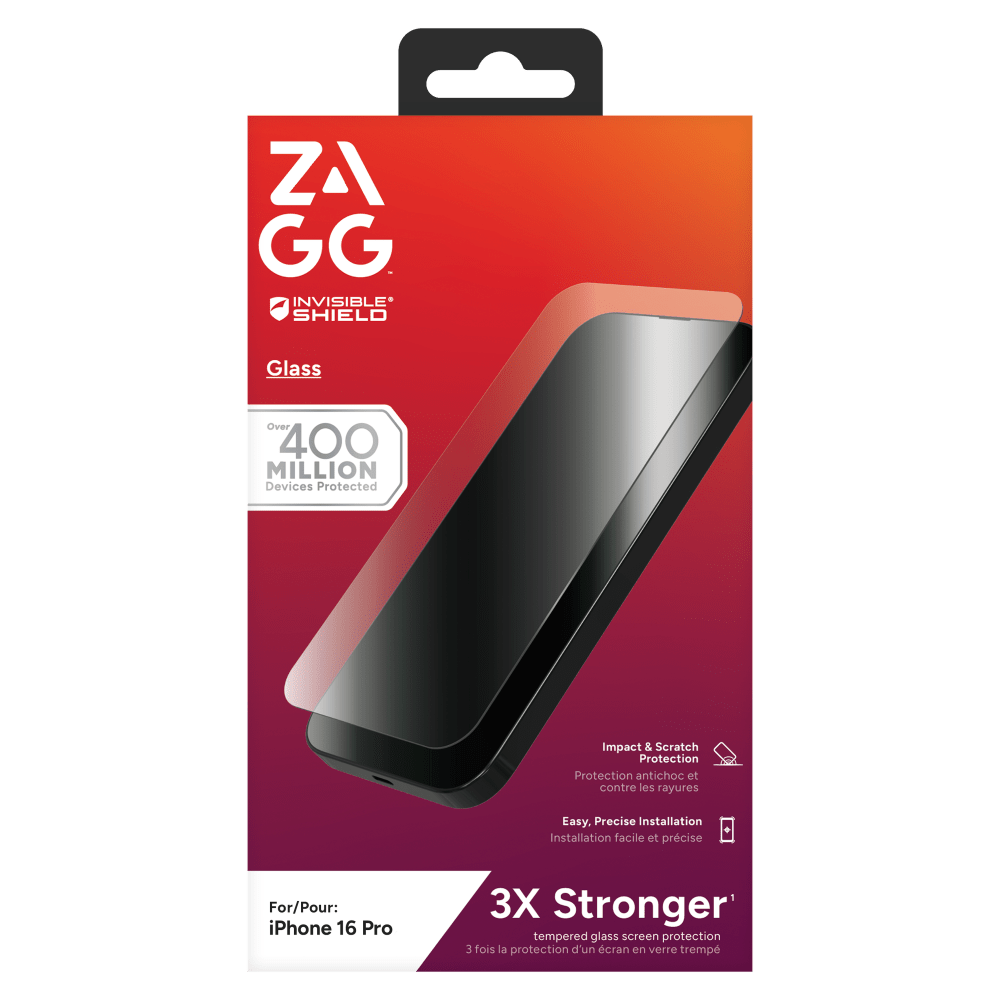 Wholesale cell phone accessory ZAGG - InvisibleShield Antimicrobial Glass Screen Protector