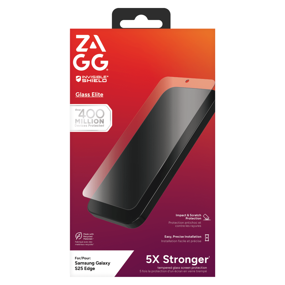Wholesale cell phone accessory ZAGG - InvisibleShield Glass Elite Glass Screen Protector for