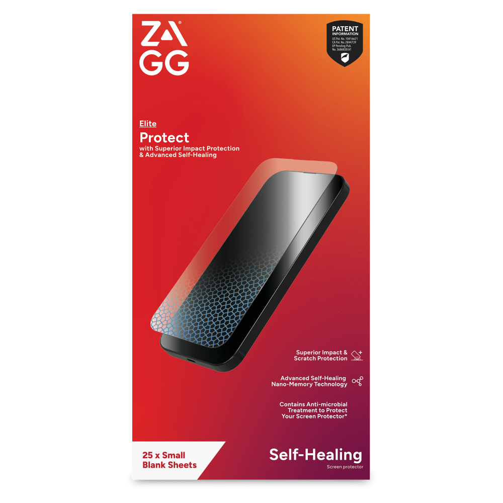 Wholesale cell phone accessory ZAGG - ISOD Elite Screen Protector 25 Pack for Small Screens