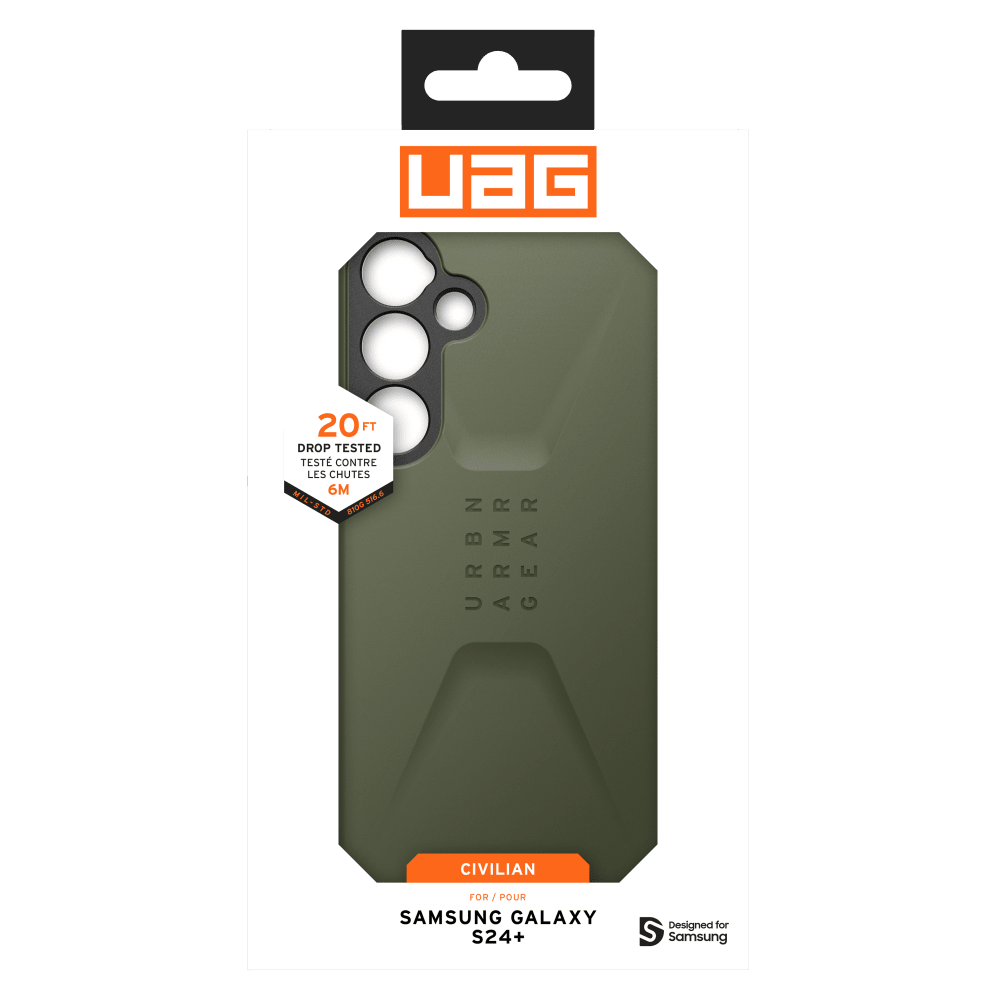 Wholesale cell phone accessory Urban Armor Gear (UAG) - Civilian Case for Samsung Galaxy S24