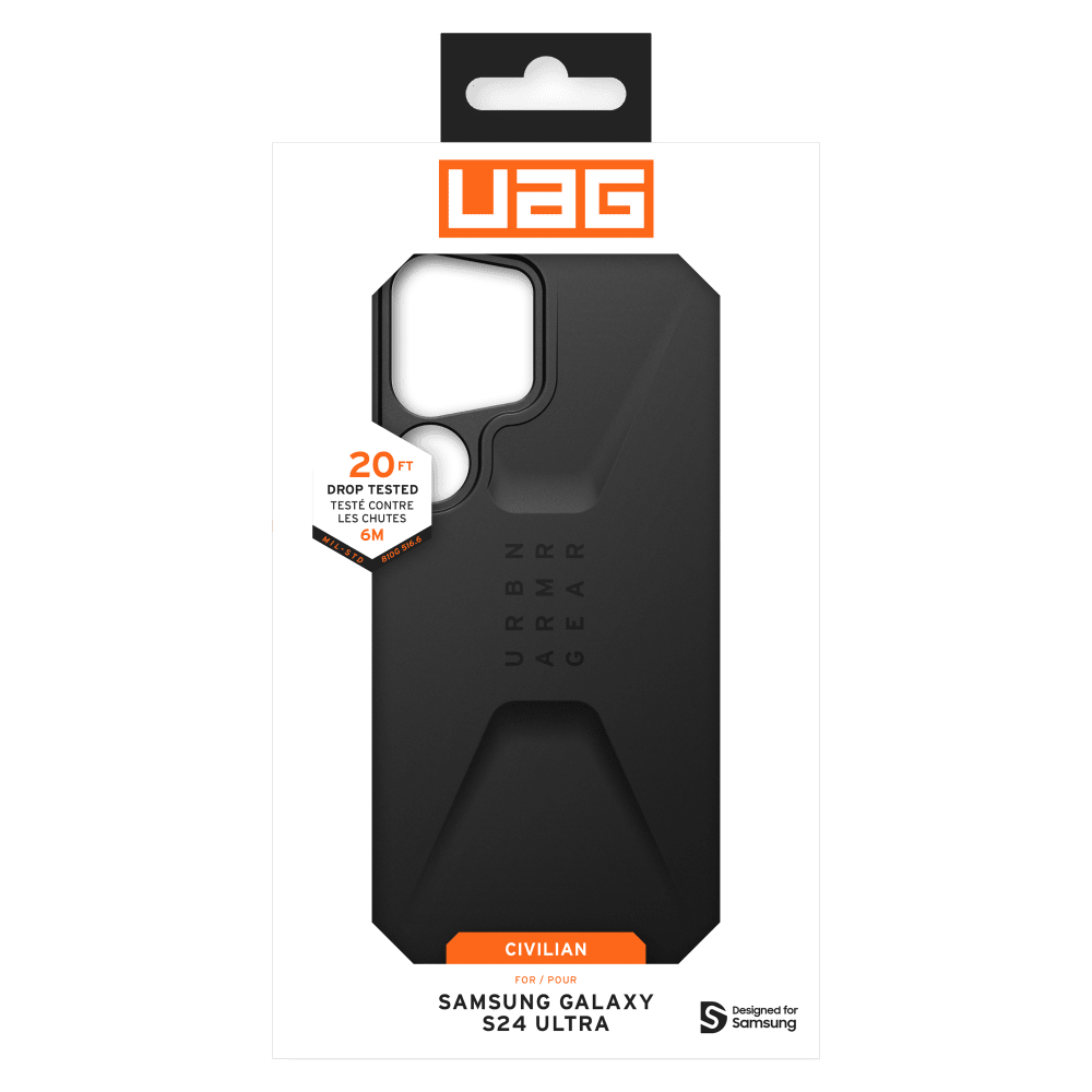 Wholesale cell phone accessory Urban Armor Gear (UAG) - Civilian Case for Samsung Galaxy S24