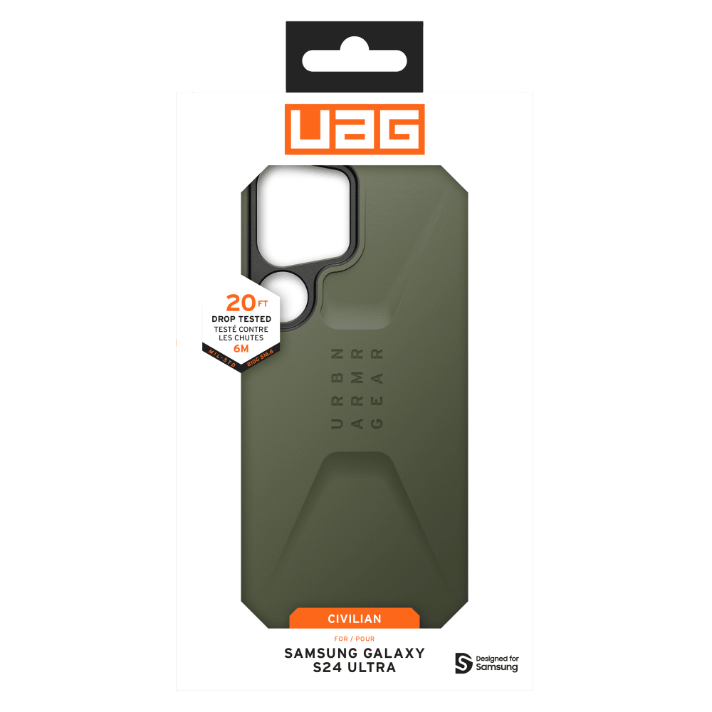 Wholesale cell phone accessory Urban Armor Gear (UAG) - Civilian Case for Samsung Galaxy S24