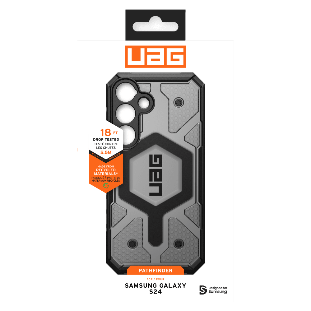 Wholesale cell phone accessory Urban Armor Gear (UAG) - Pathfinder Clear Case for Samsung Galaxy