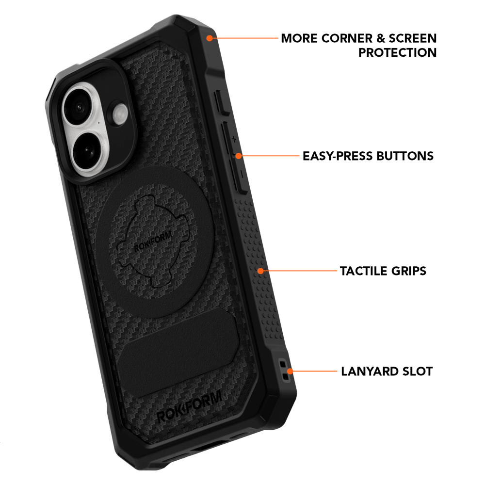 Wholesale cell phone accessory Rokform - Rugged Case for Apple iPhone 17 - Black
