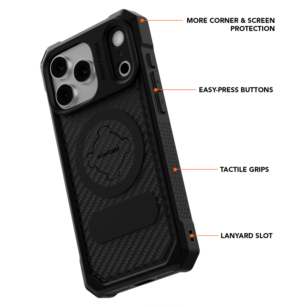 Wholesale cell phone accessory Rokform - Rugged Case for Apple iPhone 17 Pro Max - Black