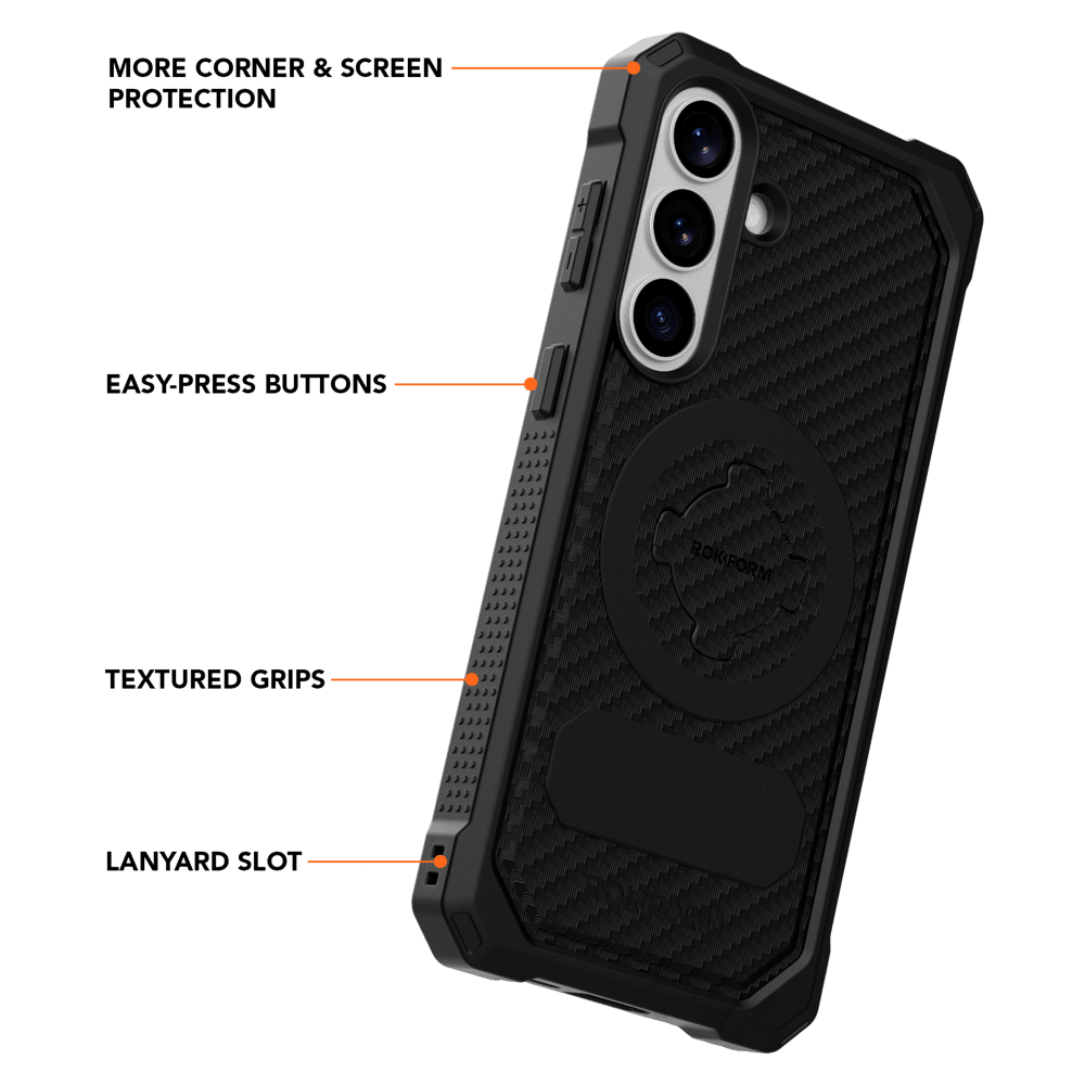Wholesale cell phone accessory Rokform - Rugged Case for Samsung Galaxy S26 Plus - Black
