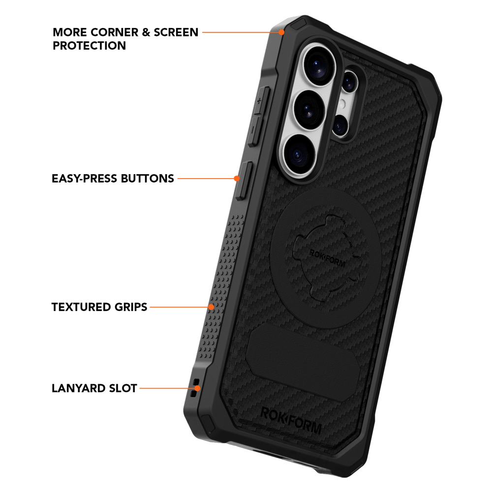 Wholesale cell phone accessory Rokform - Rugged Case for Samsung Galaxy S26 Ultra - Black