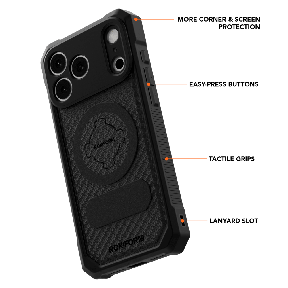Wholesale cell phone accessory Rokform - Rugged Case for Apple iPhone 18 Pro Max - Black