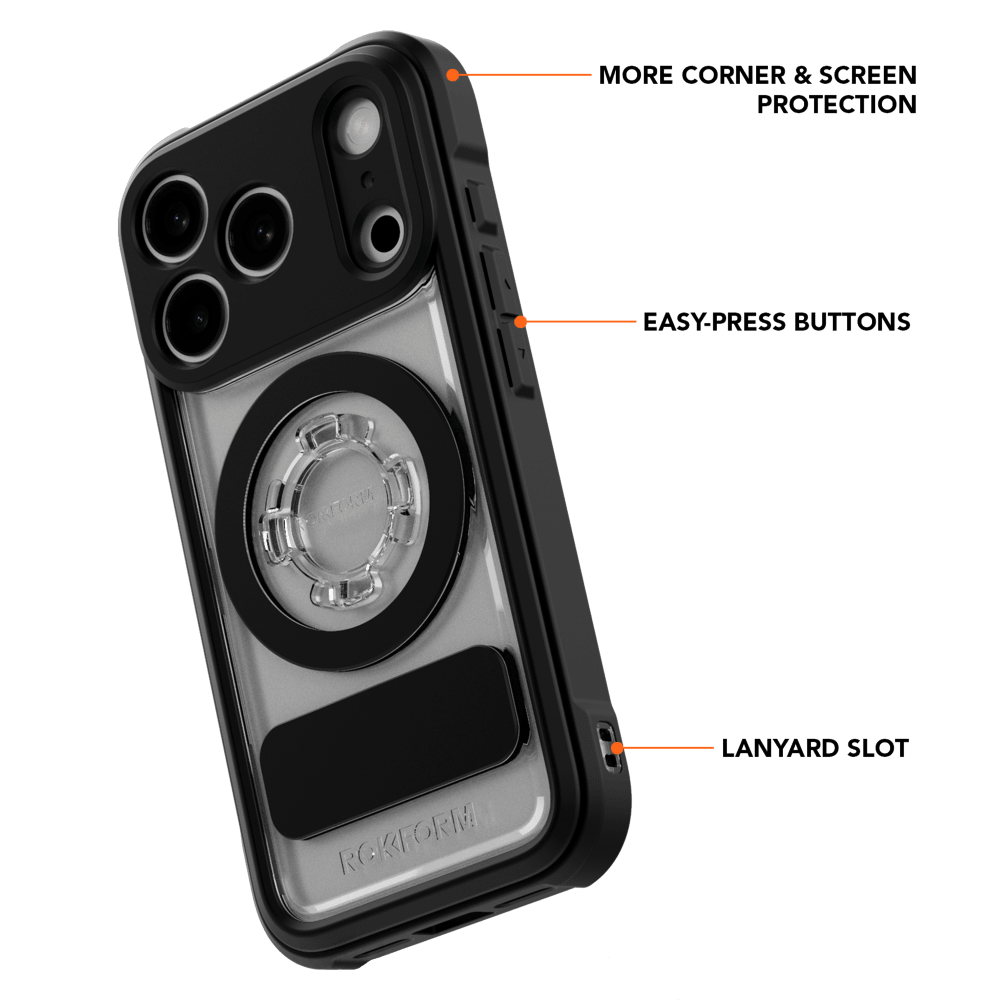 Wholesale cell phone accessory Rokform - Crystal Clear Case for Apple iPhone 18 Pro - Clear
