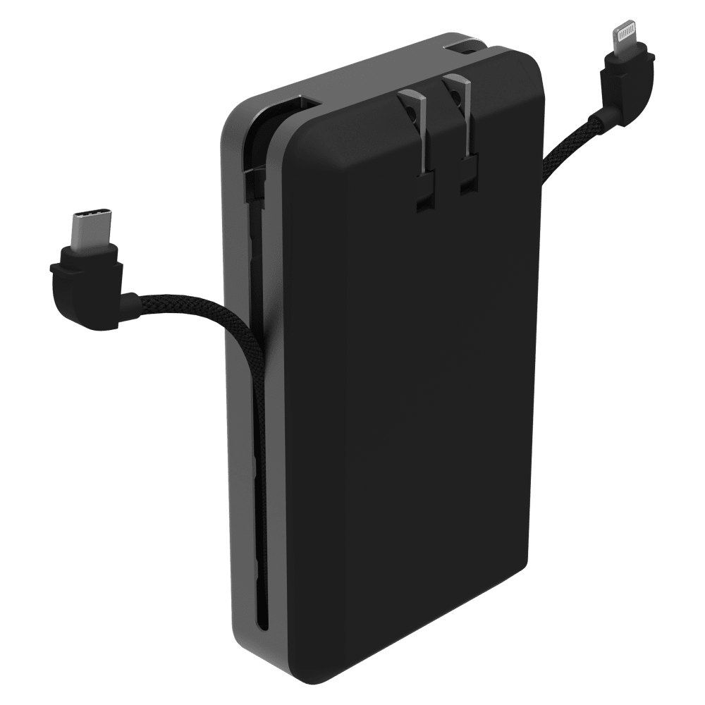Wholesale cell phone accessory mophie - PowerStation Plus 2024 AC Power Bank 10,000 mAh - Black