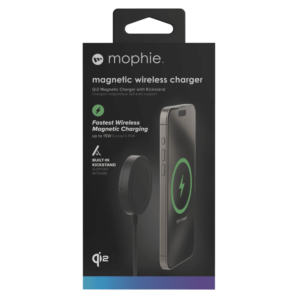 Wholesale cell phone accessory mophie - Universal Qi2 Wireless Charging Pad with Kickstand -