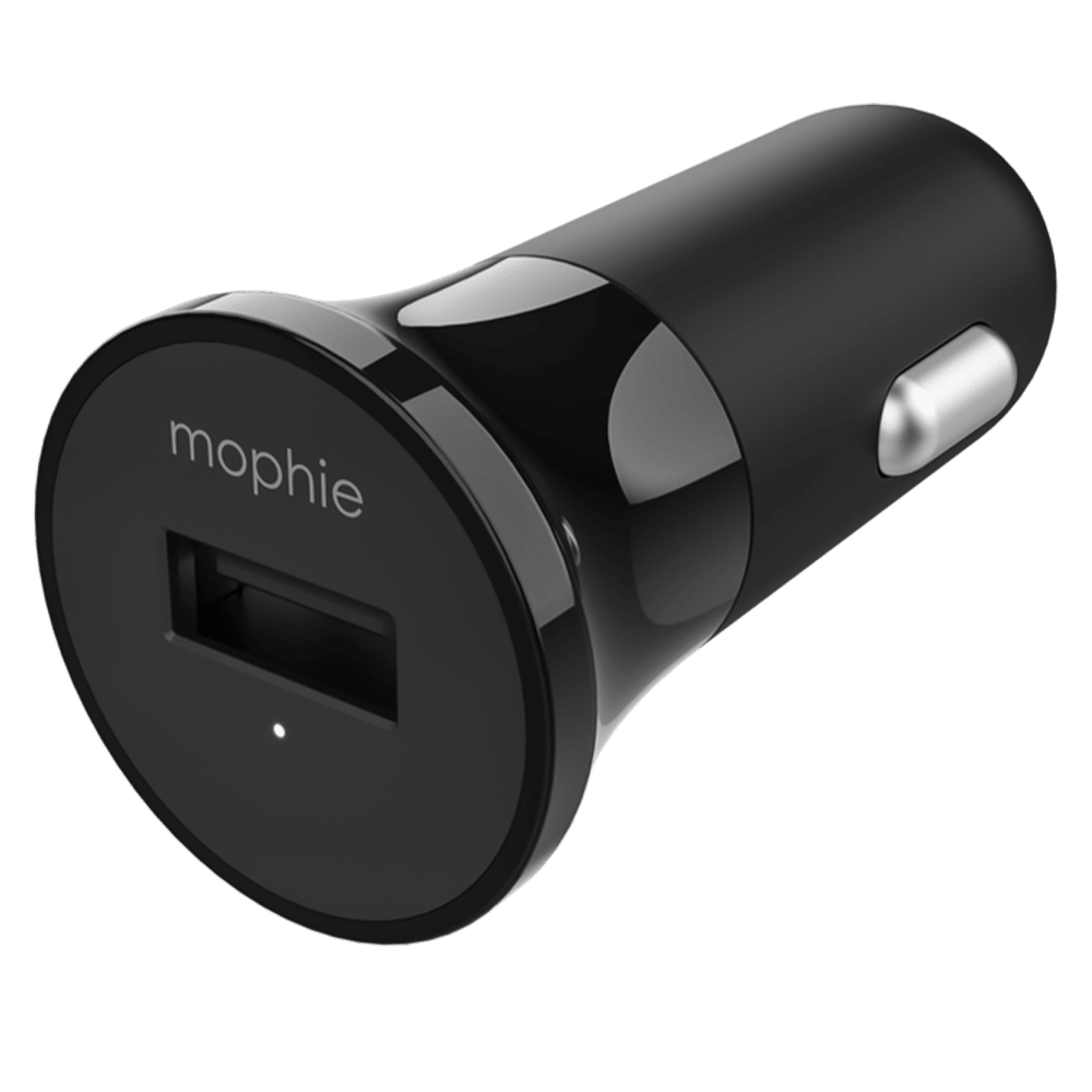 Wholesale cell phone accessory mophie - USB A Car Charger 12W - Black