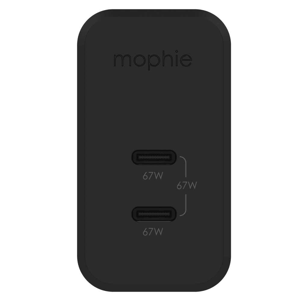 Wholesale cell phone accessory mophie - speedport 67 67W GaN USB C PD Wall Charger - Black