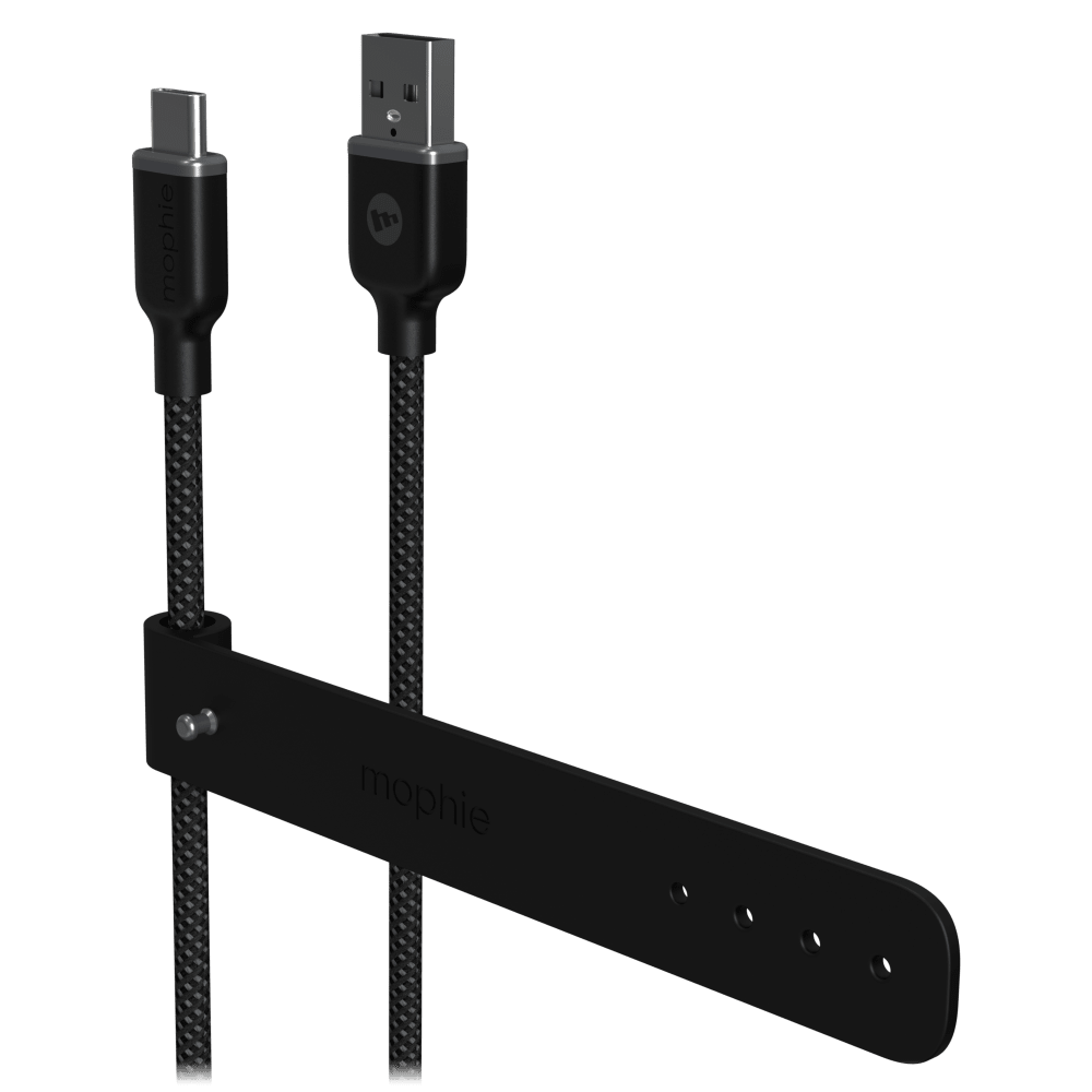 Wholesale cell phone accessory mophie - USB A to USB C Cable 3ft - Black