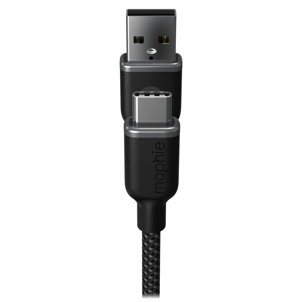 Wholesale cell phone accessory mophie - USB A to USB C Cable 3ft - Black