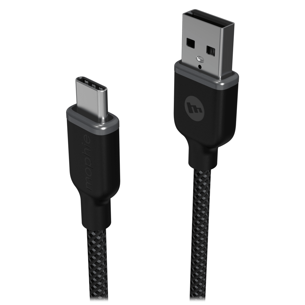 Wholesale cell phone accessory mophie - USB A to USB C Cable 3ft - Black