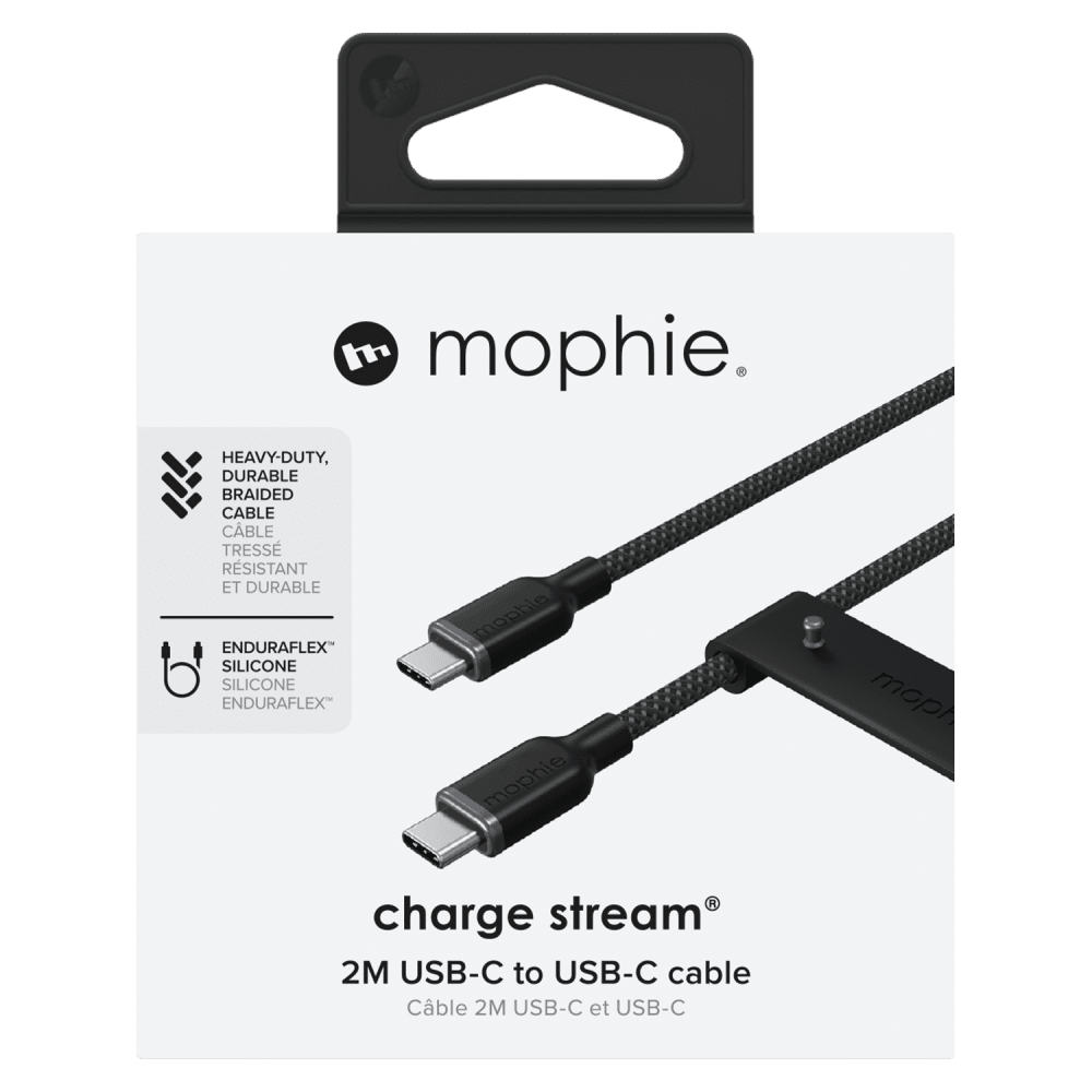 Wholesale cell phone accessory mophie - USB C to USB C Cable 10ft - Black