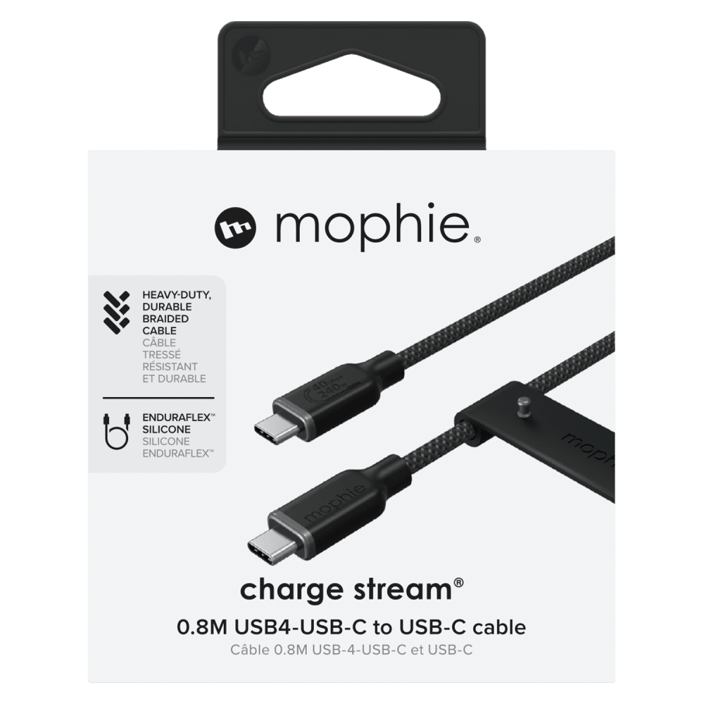 Wholesale cell phone accessory mophie - USB C to USB C Cable 2.5ft - Black