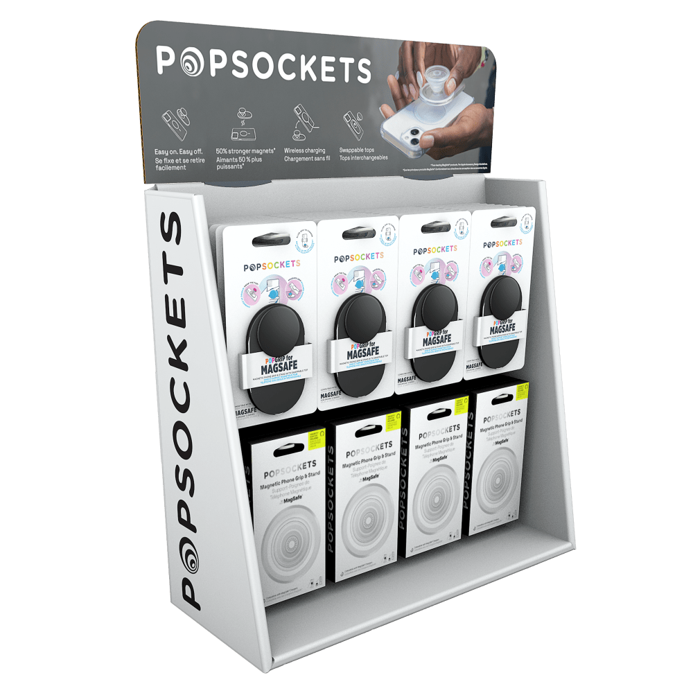 Wholesale cell phone accessory PopSockets - MagSafe Corrugated Counter Unit