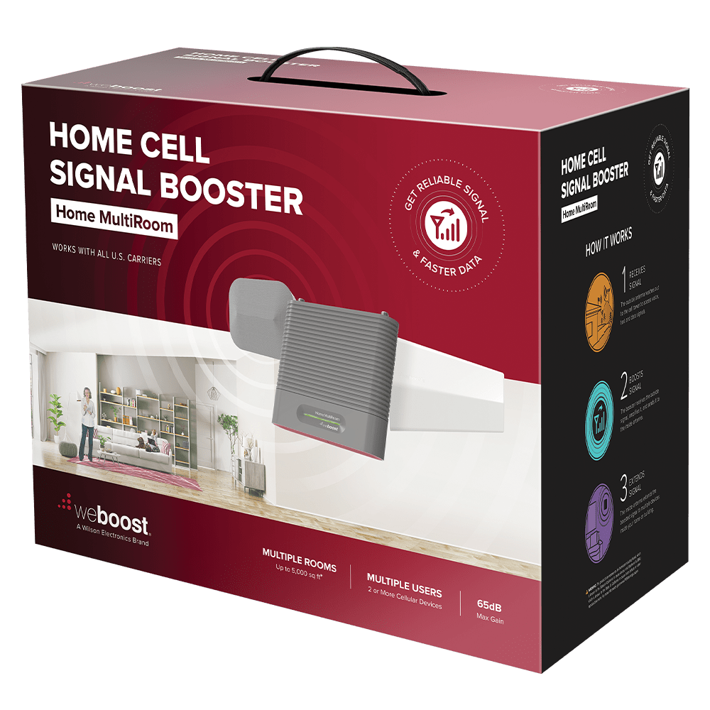 Wholesale cell phone accessory weBoost - Home MultiRoom Cellular Signal Booster Kit - Gray