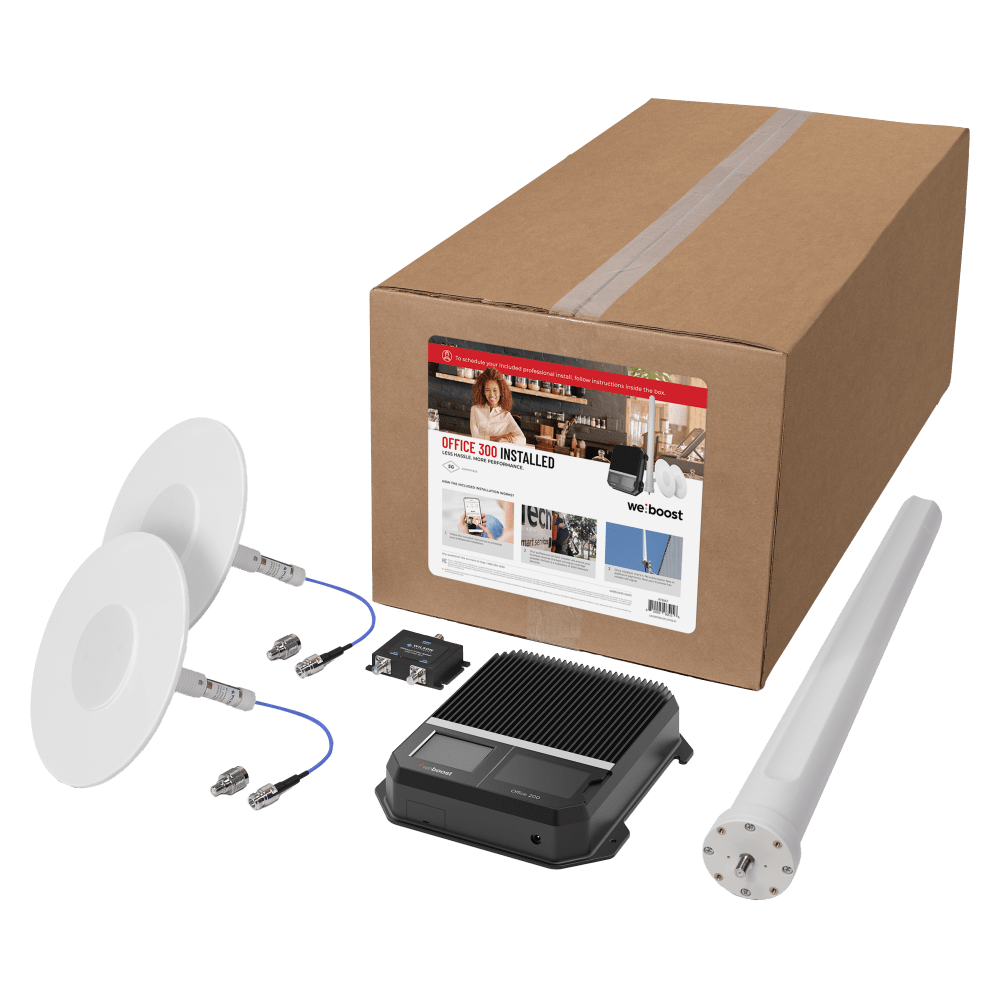 Wholesale cell phone accessory weBoost - Installed Office 300 Cellular Signal Booster Kit -
