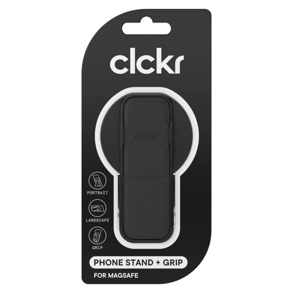 Wholesale cell phone accessory CLCKR - Compact MagSafe Stand and Grip - Black