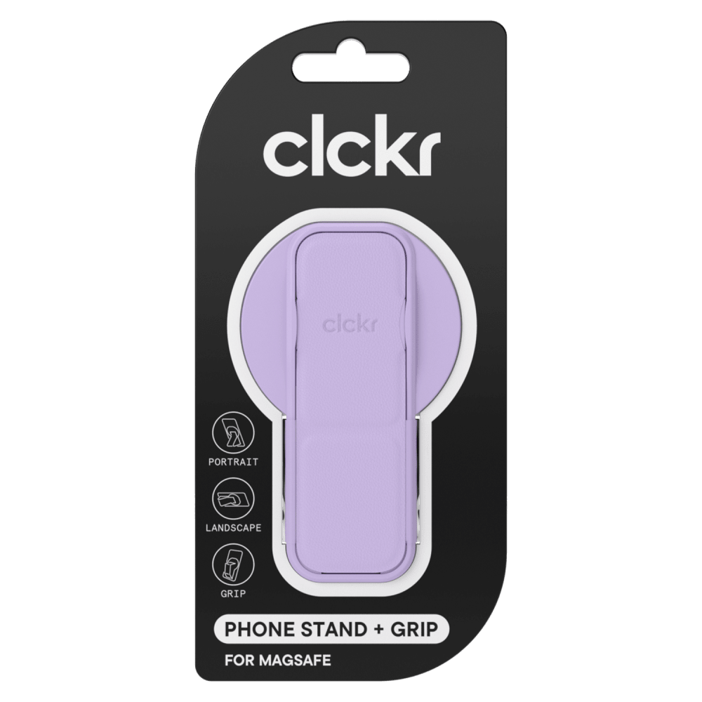 Wholesale cell phone accessory CLCKR - Compact MagSafe Stand and Grip - Lilac