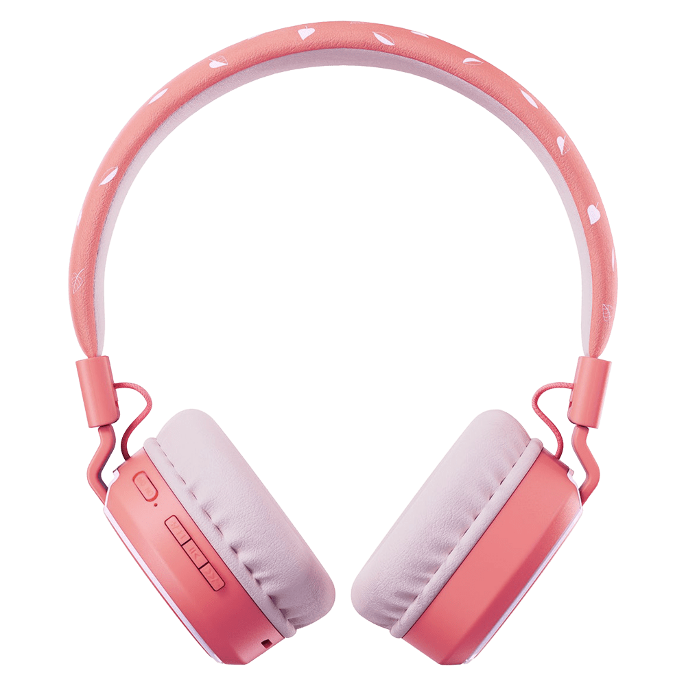 Wholesale cell phone accessory Planet Buddies - Owl On Ear Wireless Headphones - Pink and White